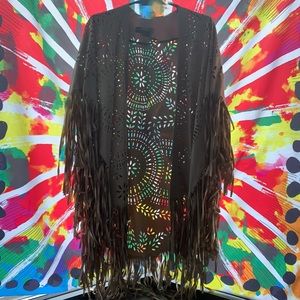 ❌SOLD❌ VINTAGE FRINGE SHAW